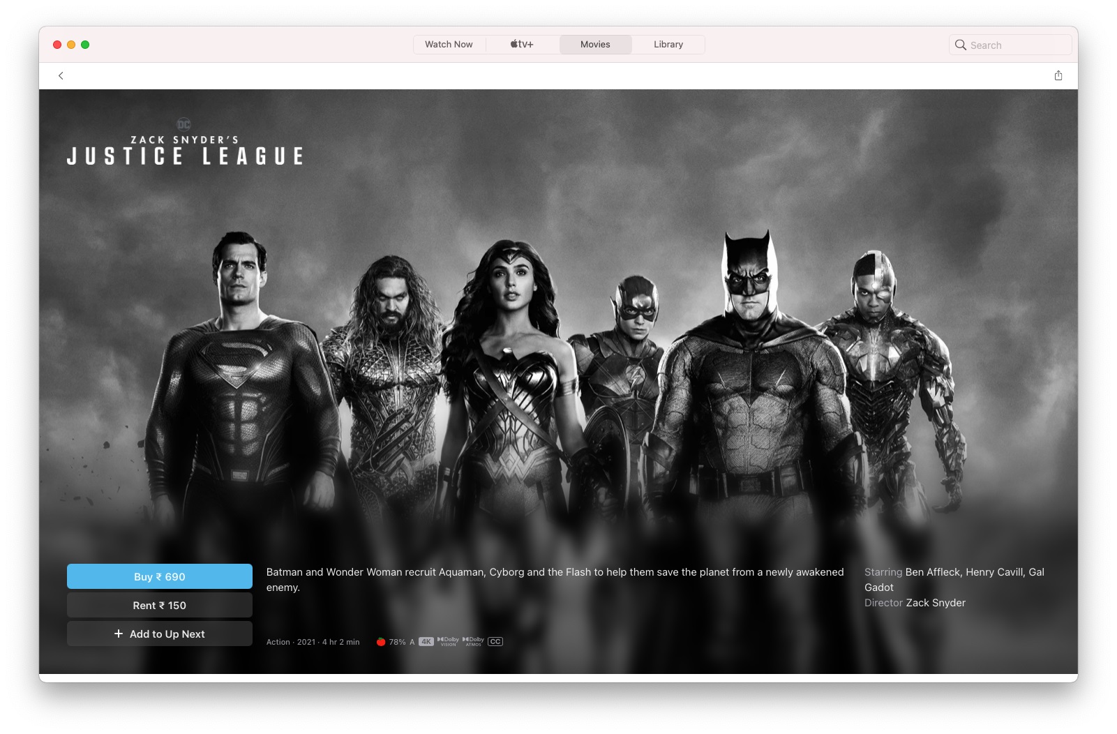 The Best Way to Watch Justice League Snyder Cut in India