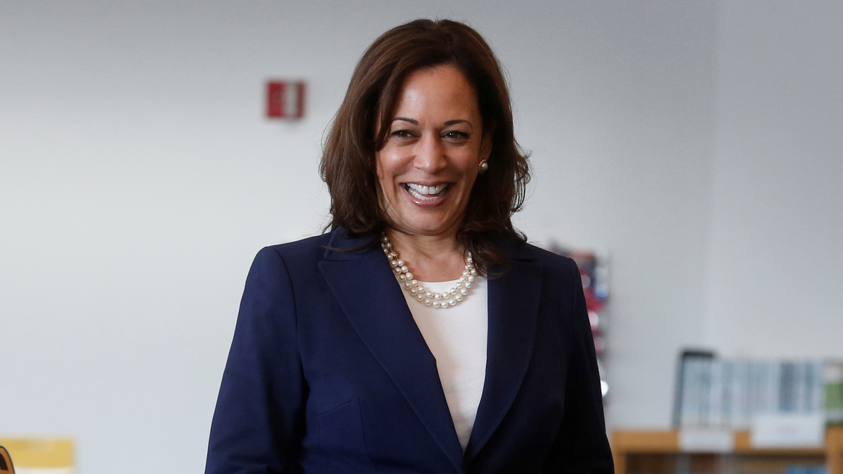 US Presidential Contender Kamala Harris Favours Look at Breaking Up Facebook