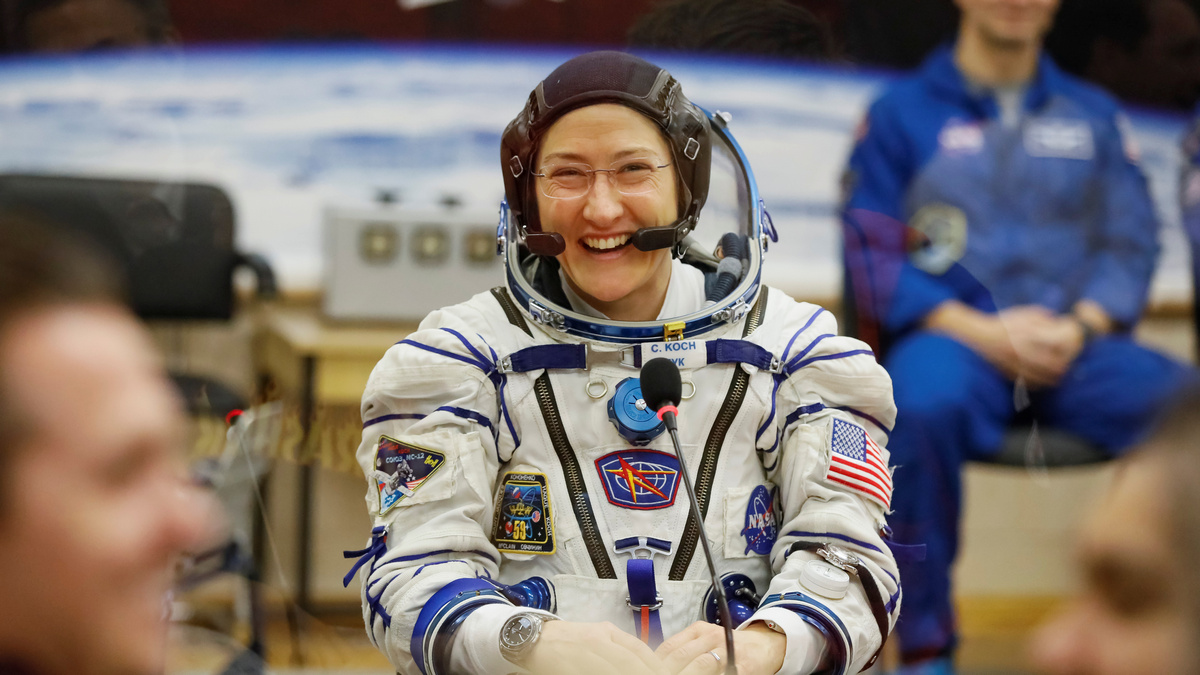 NASA Astronaut Christina Koch Returning to Earth After Record Space Station Mission