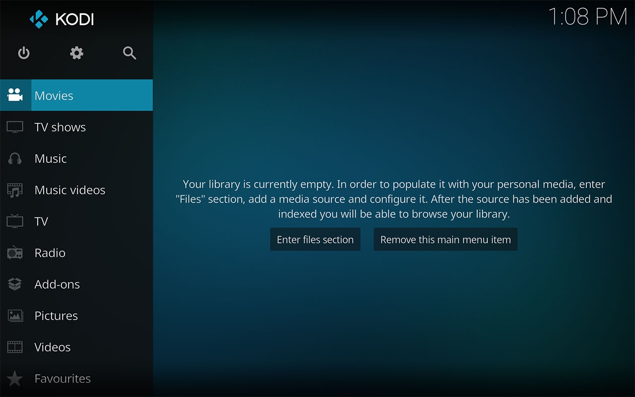 kodi interface Kodi