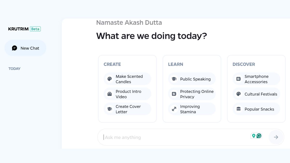 Krutrim AI Chatbot Rolls Out in Public Beta: Here's How to Test the Chatbot