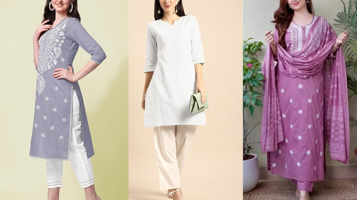 5 Breathable Cotton Chikankari Kurtis Under ₹899 for Humid Metro Commutes