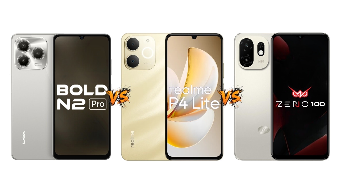 Lava Bold N2 Pro vs Realme P4 Lite 4G vs Itel Zeno 100: Price in India, Specifications and Features Compared