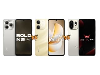 Lava Bold N2 Pro vs Realme P4 Lite 4G vs Itel Zeno 100: Price in India, Specifications and Features Compared