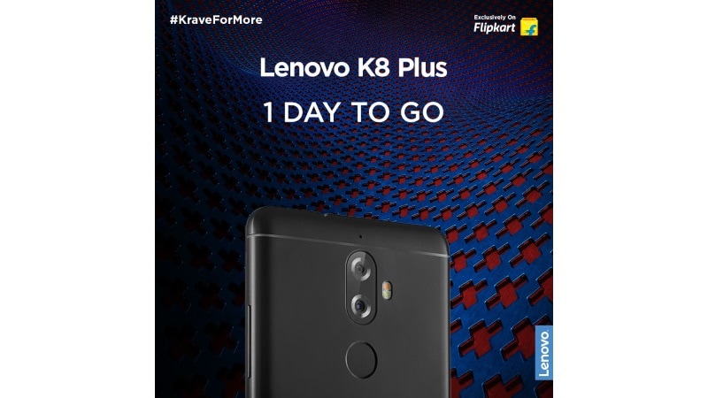 Lenovo K8 Plus Dual Rear Cameras Confirmed Ahead of Wednesday's Launch