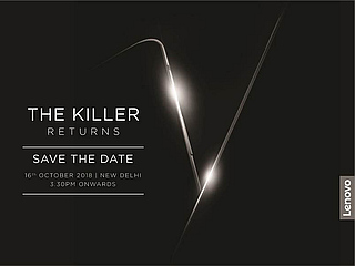 Lenovo K8 Note Successor India Launch Expected at October 16 Event