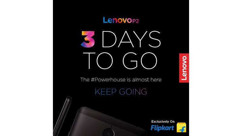 Lenovo P2 With 5100mAh Battery Set to Launch in India on Wednesday