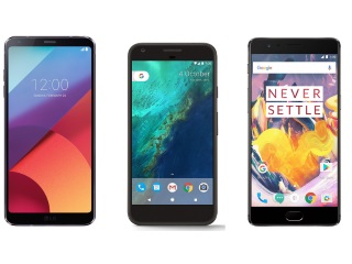 LG G6 vs Google Pixel XL vs OnePlus 3T