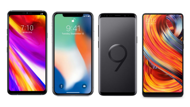 LG G7 ThinQ vs iPhone X vs Samsung Galaxy S9 vs Xiaomi Mi MIX 2S: Price, Specifications Compared