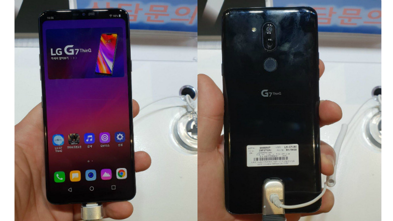 LG G7 ThinQ Hands-On Images Surface, Show Hideable Notch Ahead of Today's Launch