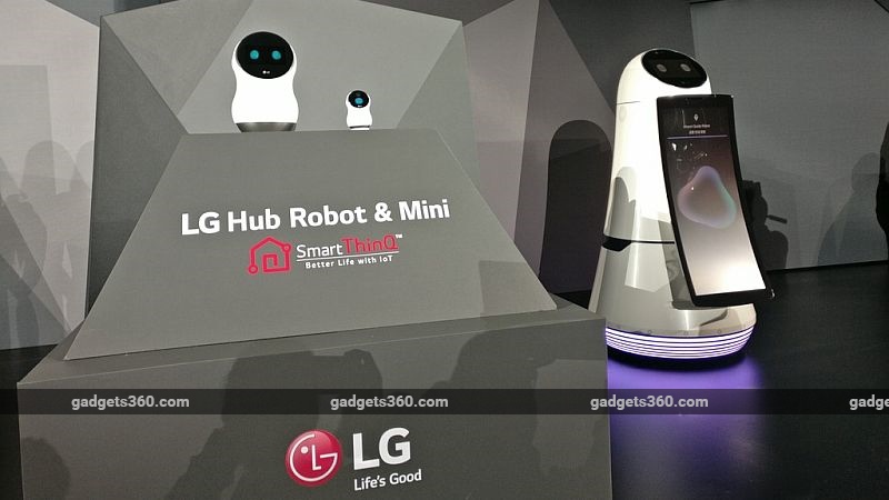 LG Hub Robot Smart Home Gateway, Other Intelligent Robots Unveiled at CES 2017