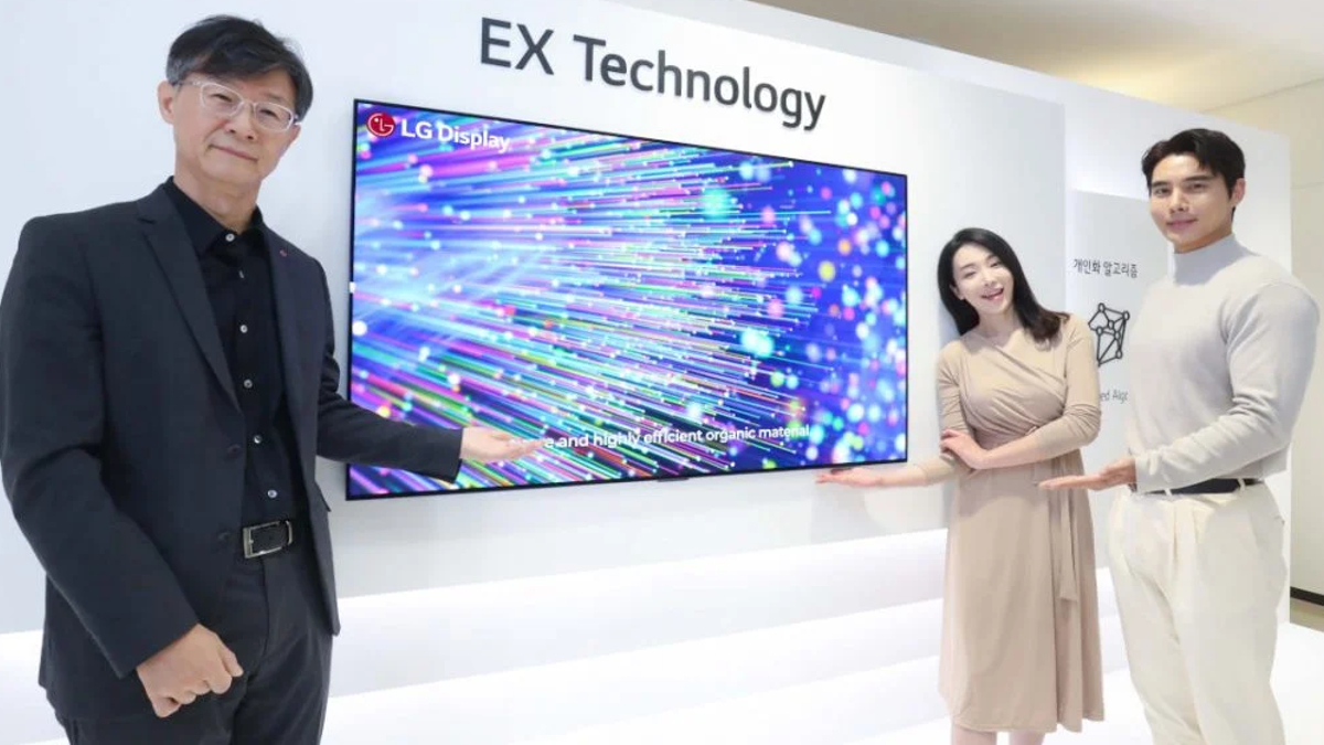 LG's Next-Generation OLED EX Technology Delivers Improved Brightness, Allows for Smaller Bezels in TVs