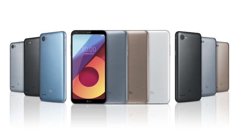 LG Q6, LG Q6+, LG Q6a With FullVision Display and Snapdragon 435 SoC Launched