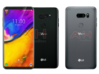 LG V35 ThinQ Renders Leak Shows No Display Notch; LG Expected to Use OLED Panels on V Series