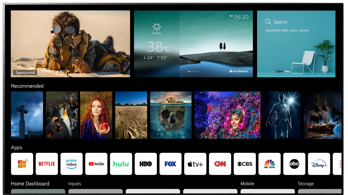 LG webOS 6.0 Introduced for Its 2021 Smart TV Lineup With New UI; Magic Remote Gets NFC Support