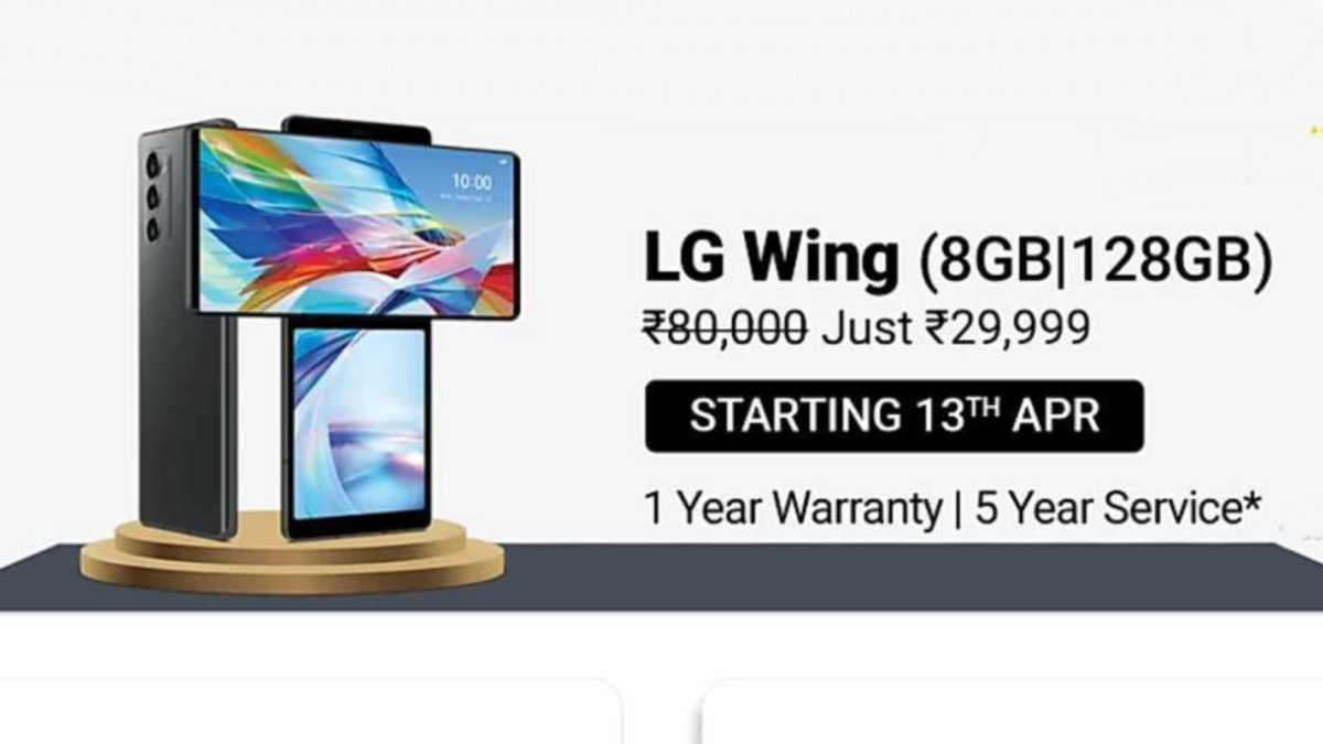 LG Wing Gets Massive Price Cut, Up for Grabs at Rs. 29,999