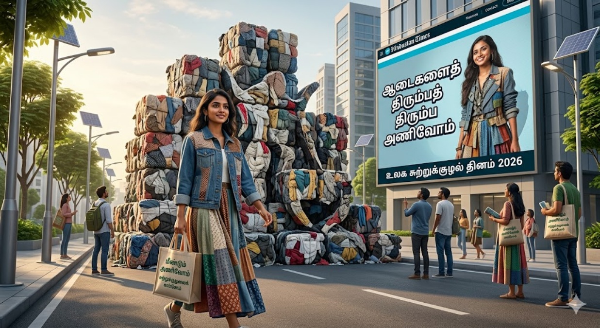 சுற்றுச்சூழல் தினம் 2026: ஆடை மறுமுறை அணிவோரே ஸ்டைல் ஐகான்கள்; துணிக்கழிவு குறைக்க 8 ஃபேஷன் பழக்கங்கள்!