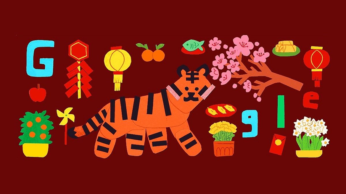 Lunar New Year Celebrated by Google With Animated &lsquo;Year of the Tiger&rsquo; Doodle