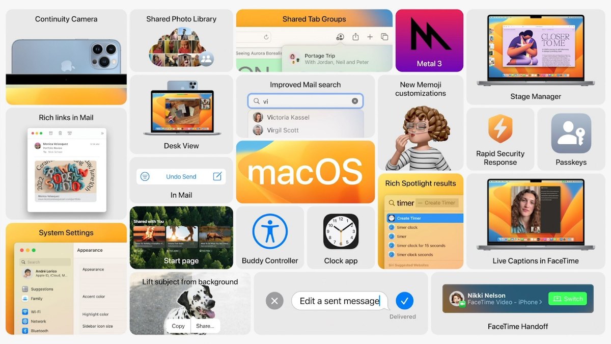 ميزات macos ventura صورة apple macOS Ventura