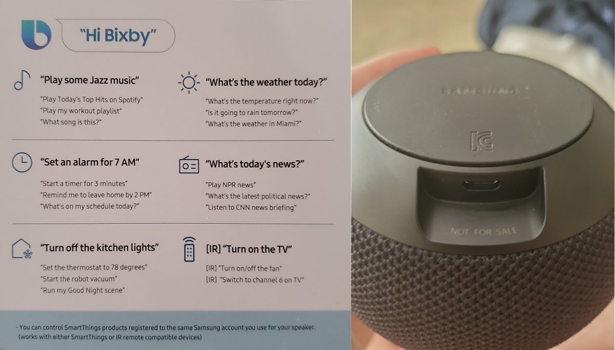 Samsung Galaxy Home Mini Video, Photos Leak on Twitter Ahead of Official Launch