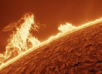 Astrophotographer Captures Giant Human-Shaped Solar Prominence