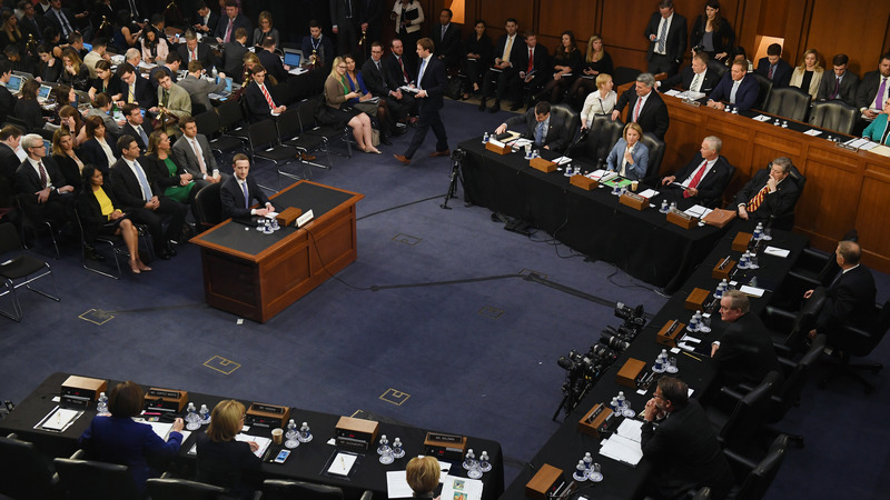Facebook CEO Mark Zuckerberg Explains How the Social Network Works to Senators