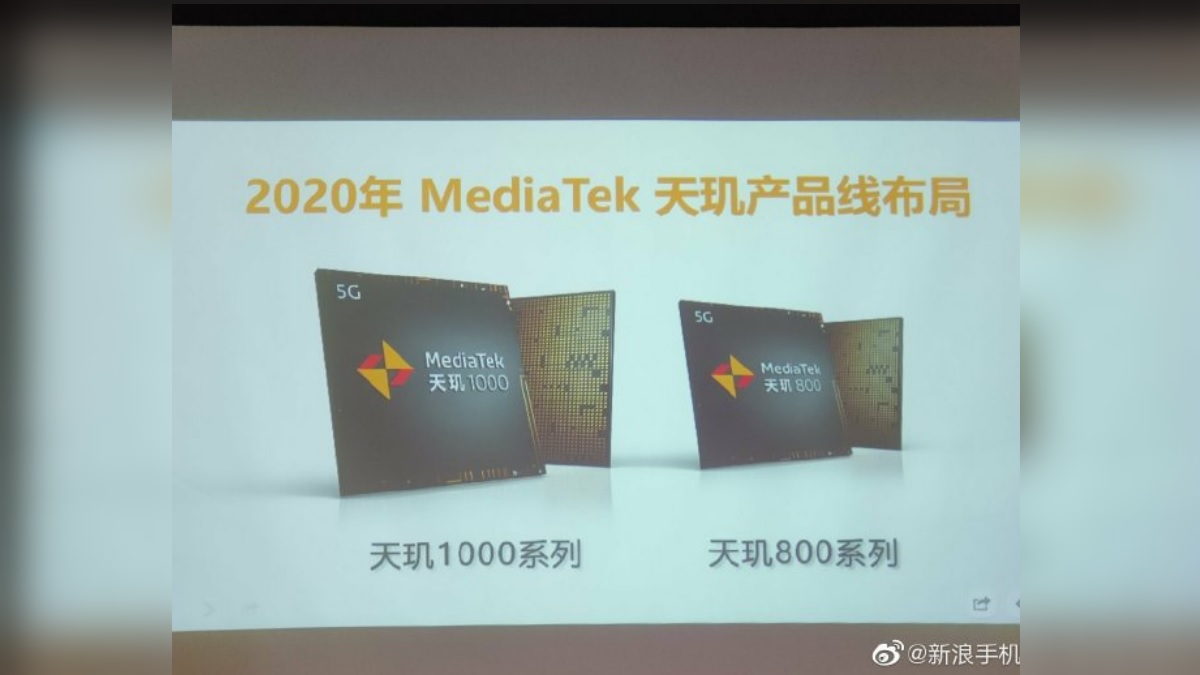 MediaTek Dimensity 800 5G SoC for Mid-Range Phones Unveiled: Report