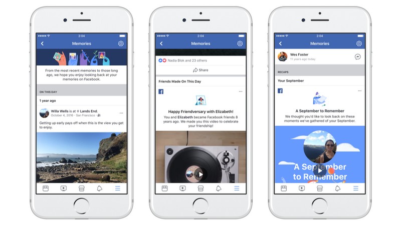 Facebook Memories Launched, a Expansion of Its 'On This Day' Feature