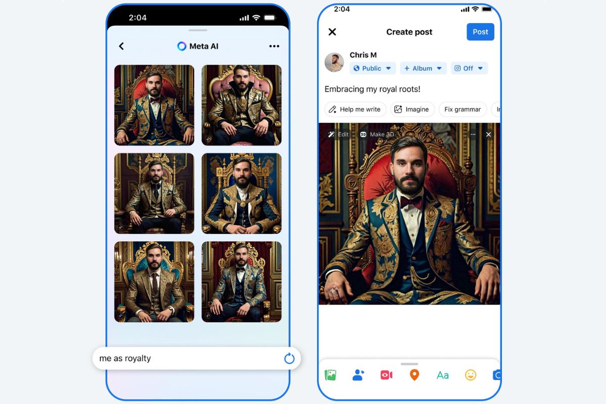 Meta Rolls Out AI-Powered &lsquo;Imagine&rsquo; Feature to Facebook, Instagram and Messenger