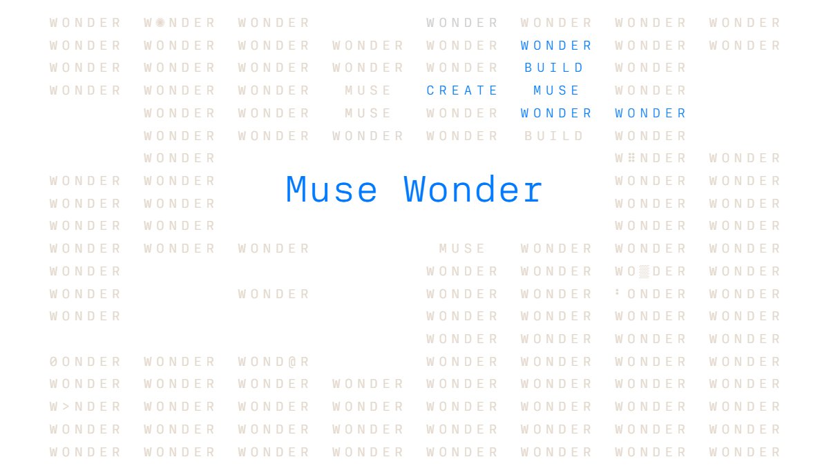 Muse Wonder, Wonder Full AI Models Announced With Active Memory and Active Focus