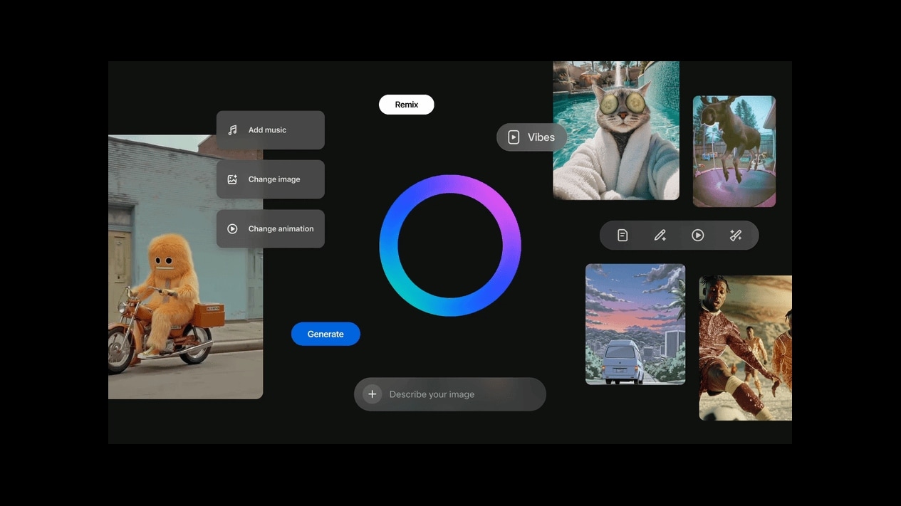 Meta Launches 'Vibes' Feed for AI-Generated Short Videos on Meta AI App, Website