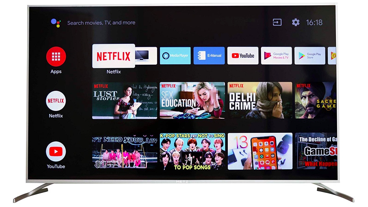 Metz, a German TV brand, Launches New Android TV Range in India via Amazon