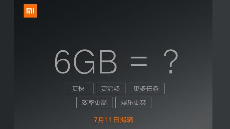 Xiaomi Mi 6 Plus With 6GB RAM Expected to Launch on Tuesday