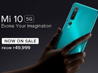 Mi 10 Goes on Sale in India via Amazon, Mi Store: Price in India, Offers, Specifications