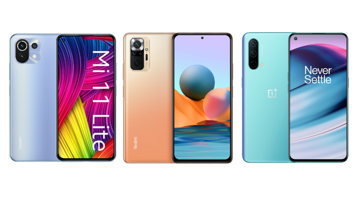 Mi 11 Lite vs Redmi Note 10 Pro vs OnePlus Nord CE 5G: Price in India, Specifications Compared