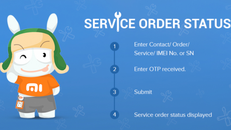 Xiaomi Announces Mi Service Order Status Feature in India: Users Can Track Repair Status Online