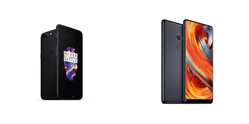 Xiaomi Mi MIX 2 vs OnePlus 5: Price, Specifications, Features Compared