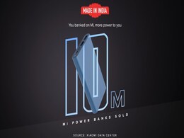 Xiaomi Sold Over 1 Crore Mi Power Banks Assembled in India, Company Announces Xiaomi Sold Over 1 Crore Mi Power Banks Assembled in India, Company Announces