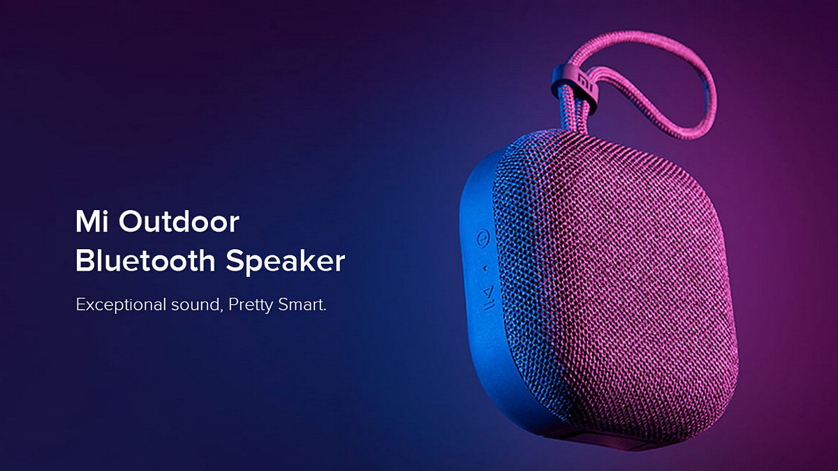 Xiaomi Mi Outdoor Bluetooth Speaker With 20-Hour Battery Life, IPX5 Water Resistance Launched in India
