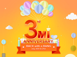 Xiaomi&#039;s 3rd Mi Anniversary Sale Continues: Redmi 4 at Re. 1, Redmi Note 4 Sale, and Other Deals, Offers