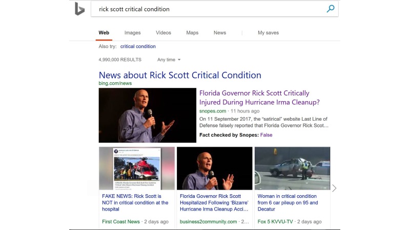 Microsoft Bing Starts Showing Fact Check Labels in Search Results