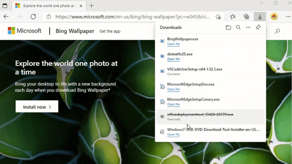Microsoft Edge Gets a New Downloads Interface With Progress-Tracking Ring on Toolbar