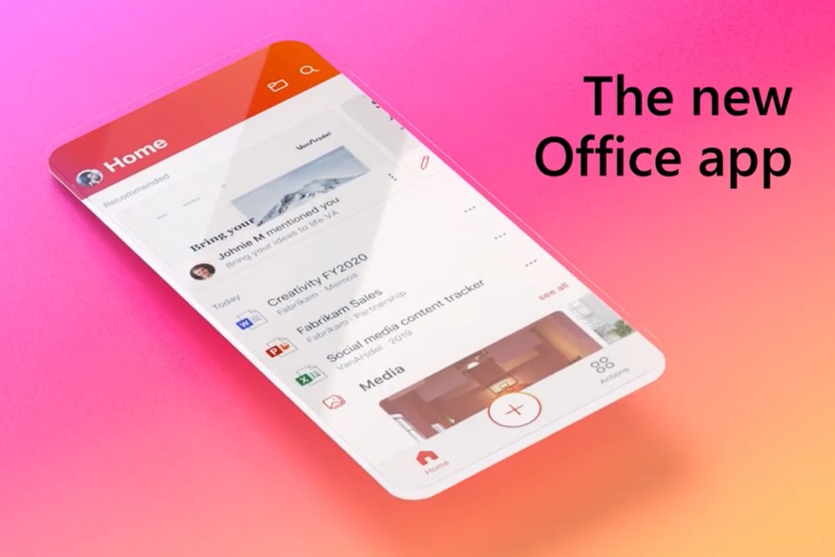 Microsoft Office App Now Available for iOS, Combines Word, Excel, and PowerPoint