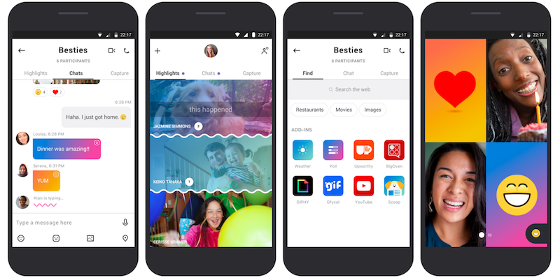 Microsoft Skype Redesigned With Inspiration From Snapchat