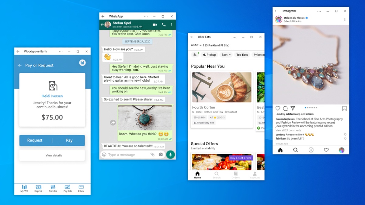 Microsoft&rsquo;s Your Phone App Will Let Select Samsung Devices Run Multiple Apps Simultaneously