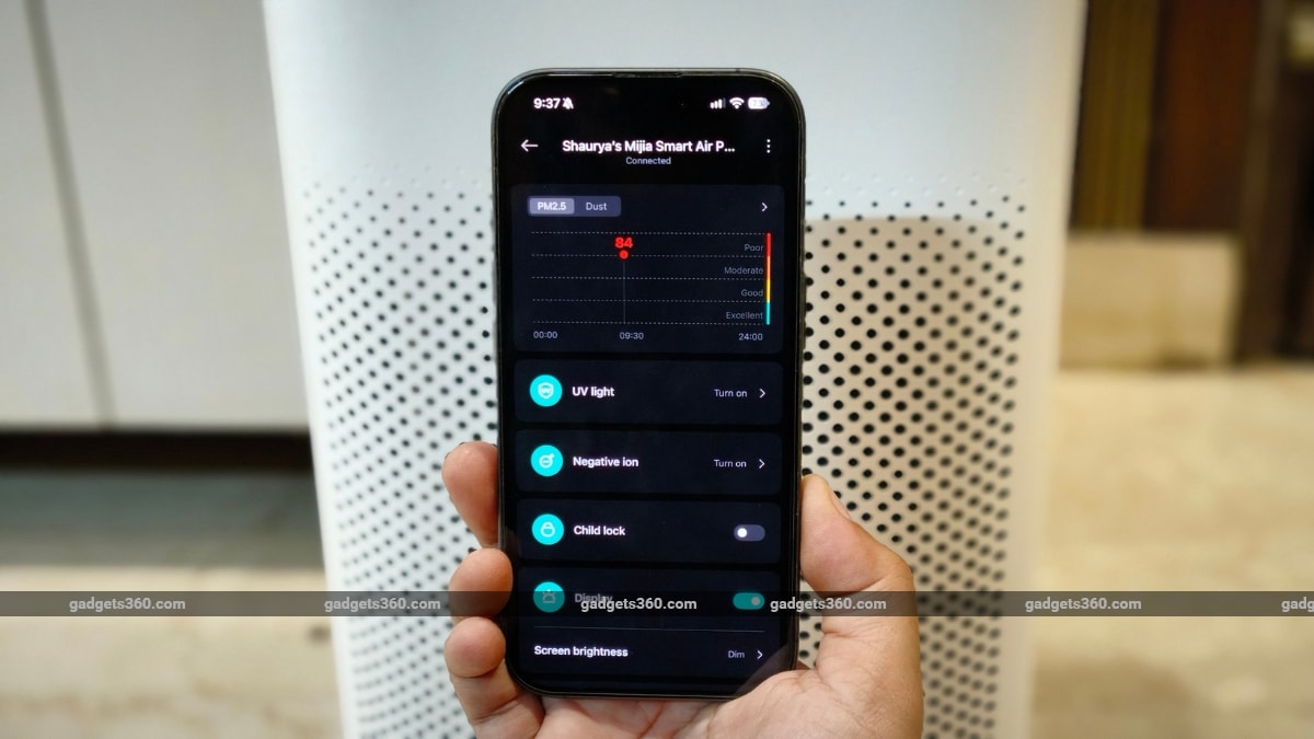 mijia air purifier review ndtv app 2 Mijia
