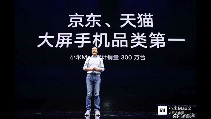 Xiaomi Mi Max Sees 3 Million Units Sold Since Launch, CEO Confirms