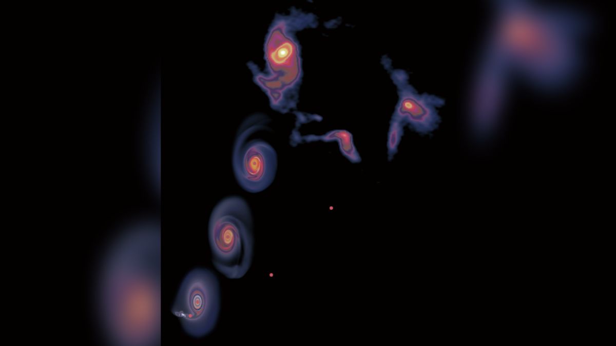Astronomers Find System in Milky Way Galaxy Stirred Into a Spiral by a Massive Object