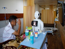 Mitra the Robot Helps COVID Patients in India Speak to Loved Ones Mitra the Robot Helps COVID Patients in India Speak to Loved Ones