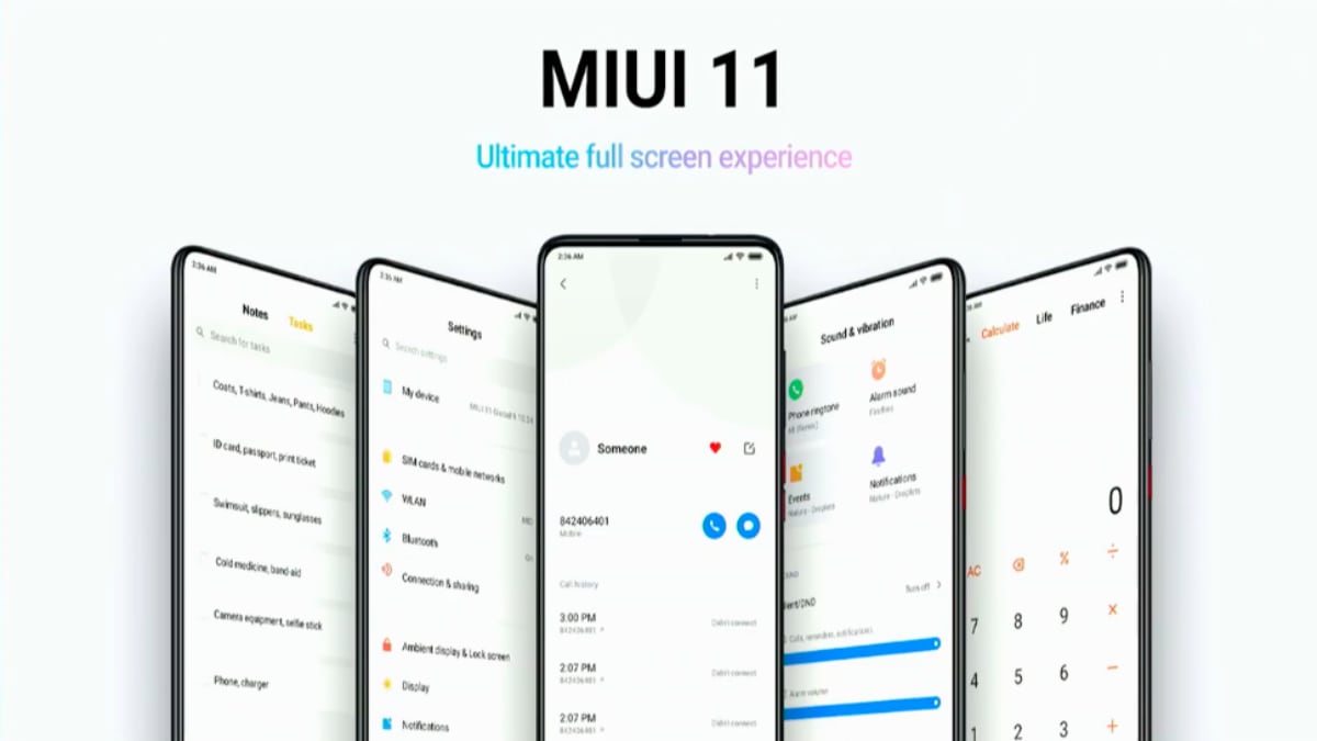 MIUI 11 to Get Customisable Lock Screen, Curriculum Mode Specially for Students